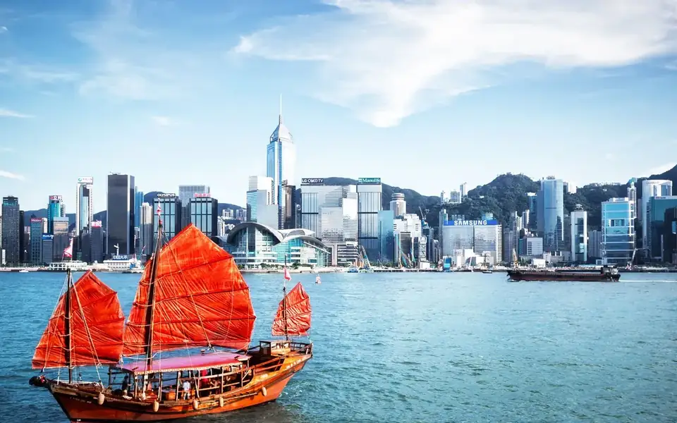 香港海港及天際線