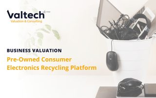 Valtech Valuation Completes Valuation for a Pre-Owned Consumer Electronics Recycling Platform 6 Pre-Owned Consumer Electronics Recycling Platform