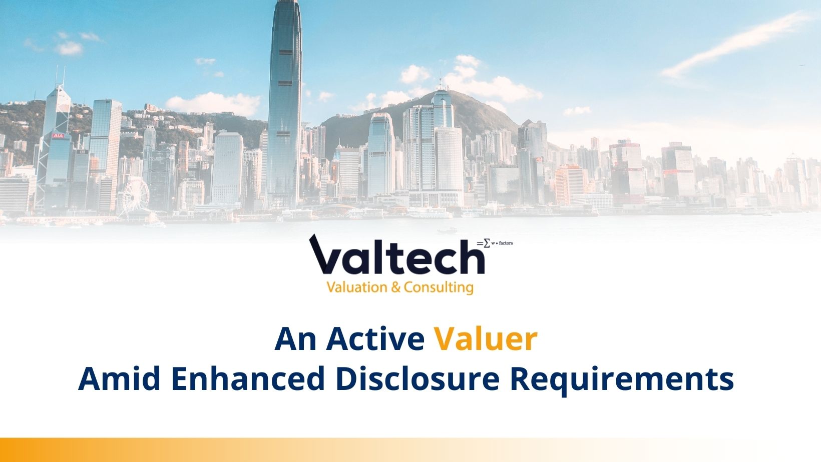 Valtech Becomes an Active Valuer Amid Enhanced Disclosure Requirements for the Basis of Consideration and Valuations in Notifiable Transactions 6 active valuer