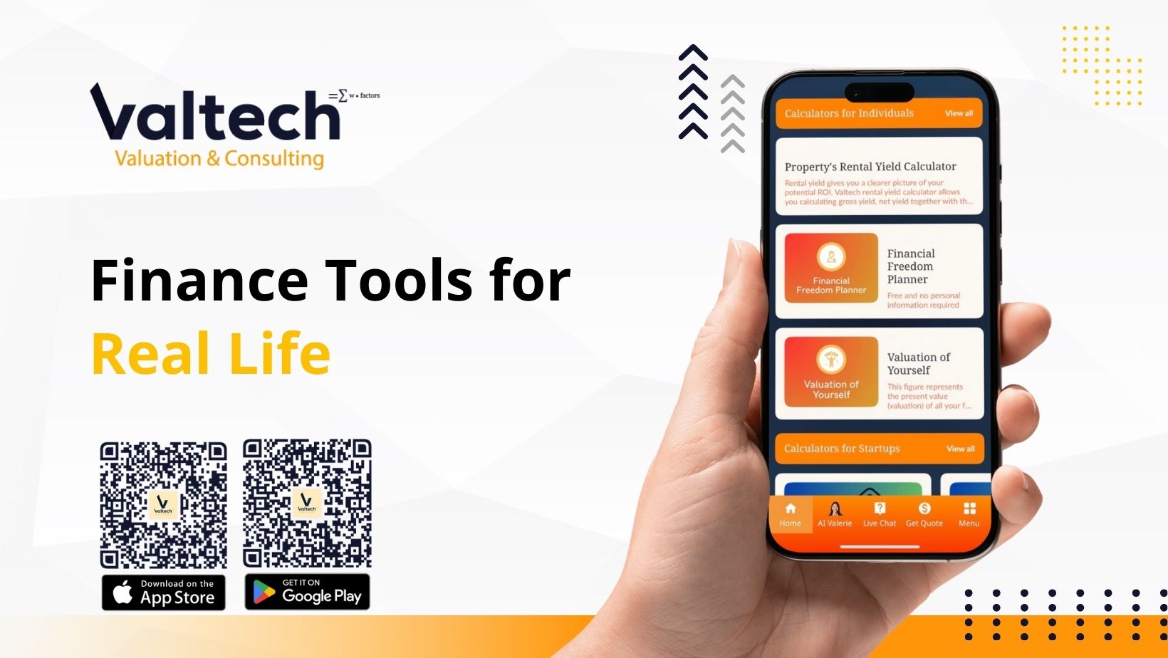 Valtech App: Apply Financial Theory to Real-Life Situations 8 real life finance application