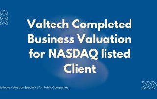 Valtech Completed Valuation of Wealth Management and Financing Business Targets for a NASDAQ-listed Company 6 Valtech Valuation Services NASDAQ client